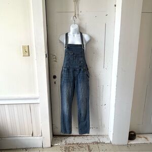 Free People Through the Woods Blue Jean Overalls
